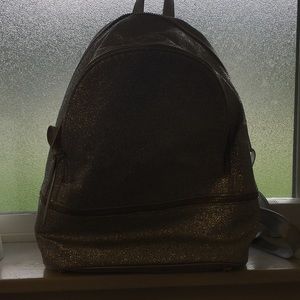 Silver backpack